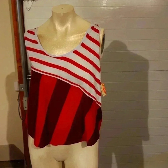 FREE PEOPLE WATERMELON WEDGE TOP - Picture 1 of 5